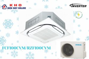 Âm trần Daikin 1 chiều inverter FCF100CVM/RZF100CVM 34000BTU 1 Âm trần Daikin 1 chiều inverter FCF100CVM/RZF100CVM 34000BTU