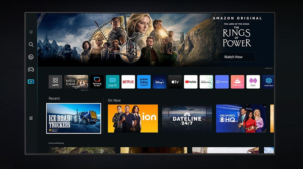 QA43Q65D | Smart Tivi QLED Samsung 4K 43 inch model 2024 5 Hệ điều hành Tizen trực quan, dễ sử dụng