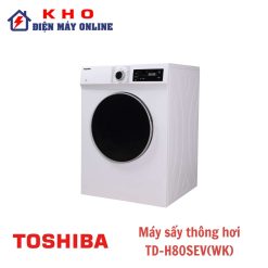 Máy sấy Toshiba TD-H80SEV(WK) 7kg thông hơi