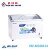 Tủ đông Hòa Phát HSF AD6280.C1 | 280L 1 ngăn 2 cánh, kính cong