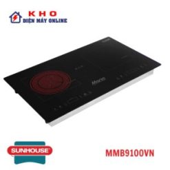Bếp từ hồng ngoại Sunhouse MMB9100VN | 2 vùng nấu lắp âm