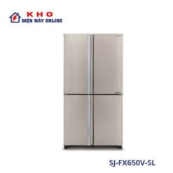 Tủ lạnh Sharp SJ-FX650V-SL | 572L 4 cánh Inverter