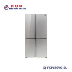 Tủ lạnh Sharp SJ-FXP650VG-SL | 572L 4 cánh Inverter