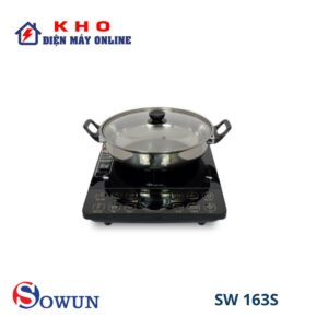 Bếp từ đơn Sowun SW 163S 1 vùng nấu lắp dương ( tặng nồi inox )