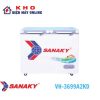 Tủ đông Sanaky VH-3699A2KD | 270 lít 1 ngăn 2 cánh nắp kính