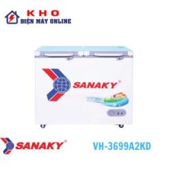 Tủ đông Sanaky VH-3699A2KD | 270 lít 1 ngăn 2 cánh nắp kính