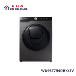 Máy giặt sấy Samsung WD95T754DBX/SV | 9.5kg cửa ngang inverter