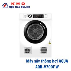 Máy sấy thông hơi Aqua AQH-V700FW 7.kg cửa ngang