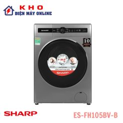 Máy giặt Sharp ES-FH105BV-B Inverter 10.5 kg cửa ngang
