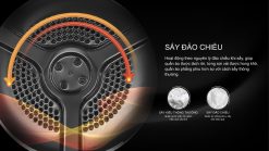 Máy sấy quần áo Aqua thông hơi AQH-V800H SS 8kg