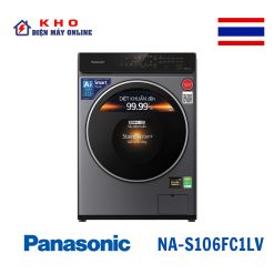 Máy giặt sấy Panasonic Inverter giặt 10 kg - sấy 6 kg NA-S106FC1LV