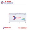 Tủ đông Sanaky VH-6699W1 660 lít 2 ngăn 2 cánh, dàn đồng