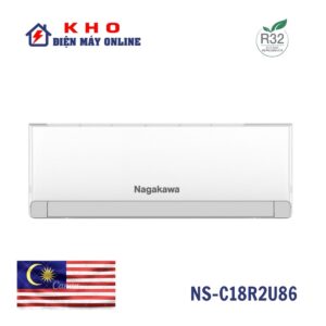 Điều hòa Nagakawa NS-C18R2U86 18000BTU 1 chiều 1 Điều hòa Nagakawa NS-C18R2U86 18000BTU 1 chiều