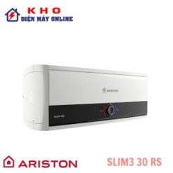 Bình nước nóng Ariston SLIM3 30 RS | 30L bình ngang, 2 đèn