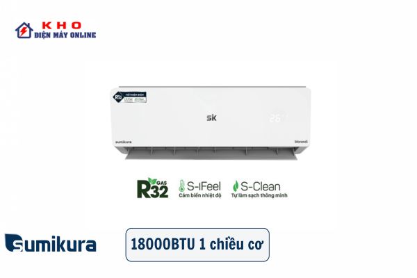 Điều hòa Sumikura 18000BTU APS/APO-180/MORANDI 1 chiều 1 Điều hòa Sumikura 18000BTU APS/APO-180/MORANDI 1 chiều