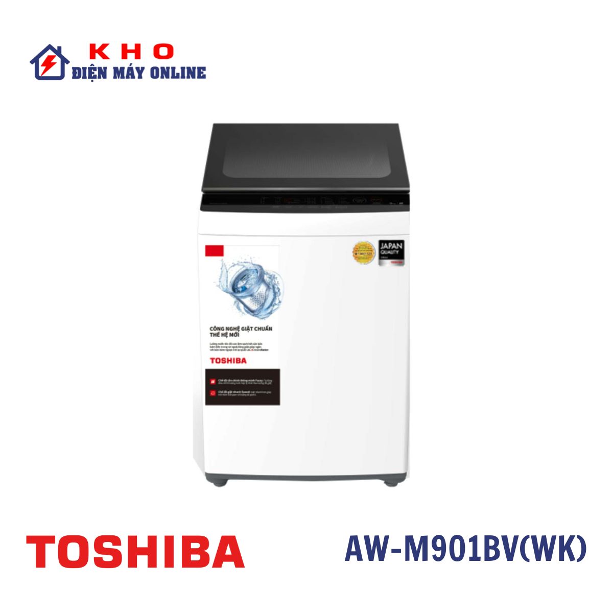 Máy giặt Toshiba AW-M901BV(WK) 8kg cửa trên 1 Máy giặt Toshiba AW-M901BV(WK) 8kg cửa trên