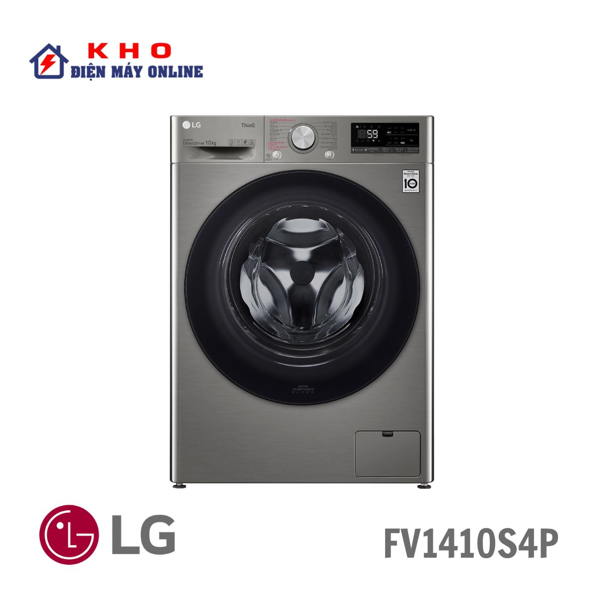 Máy giặt LG FV1410S4P 10 kg Inverter cửa ngang 1 Máy giặt LG FV1410S4P 10 kg Inverter cửa ngang