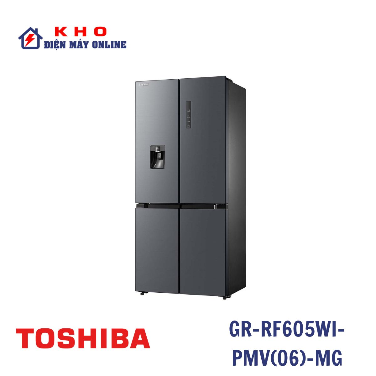 Tủ lạnh Toshiba GR-RF605WI-PMV(06)-MG 509 lít Inverter 1 Tủ lạnh Toshiba GR-RF605WI-PMV(06)-MG 509 lít Inverter
