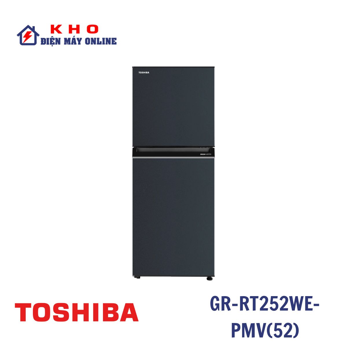 Tủ lạnh Toshiba GR-RT252WE-PMV(52) 194 lít Inverter 2 cánh 1 Tủ lạnh Toshiba GR-RT252WE-PMV(52) 194 lít Inverter 2 cánh