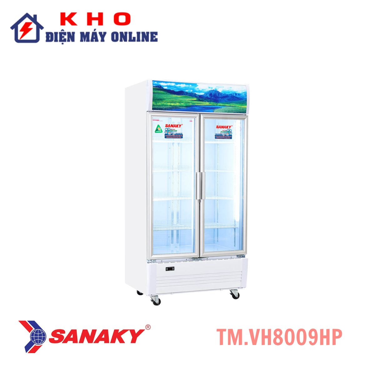 Tủ mát Sanaky VH-8009HP3 700L 2 cánh Inverter dàn đồng 1 Tủ mát Sanaky VH-8009HP3 700L 2 cánh Inverter dàn đồng