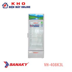 Tủ mát Sanaky 340 lít VH-408K3L Inverter 1 cánh đứng