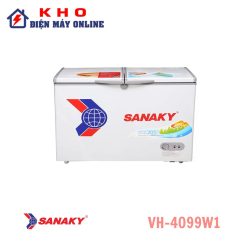 Tủ đông Sanaky VH-4099W1 280 lít 2 ngăn 2 cánh, dàn đồng