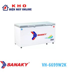 Tủ đông Sanaky VH-6699W2K | 485L 2 ngăn 2 cánh, nắp kính 1 Tủ đông Sanaky VH-6699W2K | 485L 2 ngăn 2 cánh, nắp kính