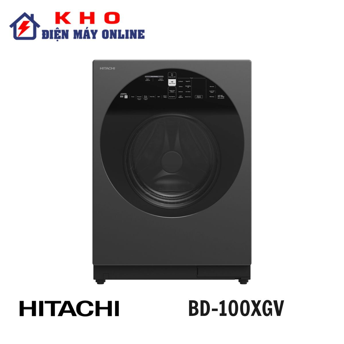 Máy giặt Hitachi BD-100XGV 10kg Inverter cửa ngang 1 Máy giặt Hitachi BD-100XGV 10kg Inverter cửa ngang