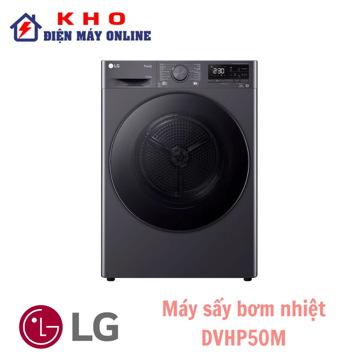 Máy sấy bơm nhiệt LG DVHP50M Heatpump 10.5 kg cửa ngang 1 Máy sấy bơm nhiệt LG DVHP50M Heatpump 10.5 kg cửa ngang