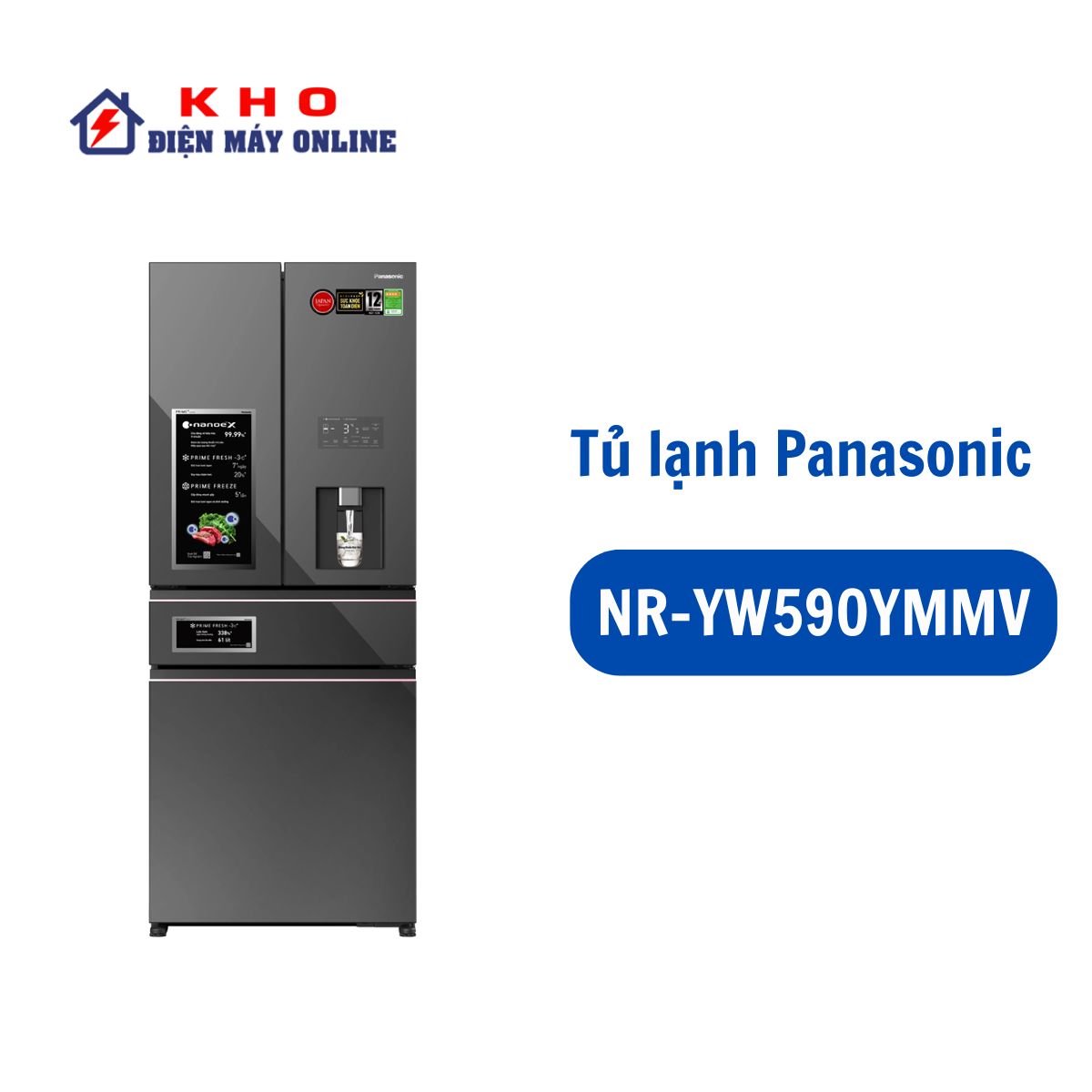 Tủ Lạnh Panasonic MultiDoor Inverter 540 Lít NR-YW590YMMV 1 Tủ Lạnh Panasonic MultiDoor Inverter 540 Lít NR-YW590YMMV