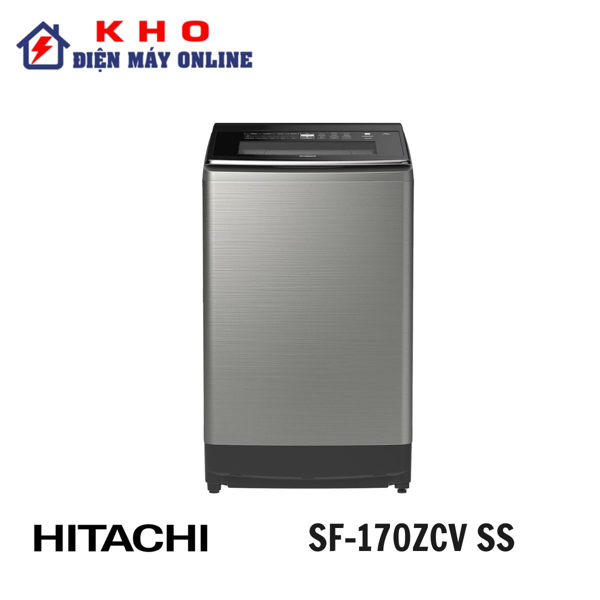 Máy giặt Hitachi SF-170ZCV SS 17kg Inverter cửa trên 1 Máy giặt Hitachi SF-170ZCV SS 17kg Inverter cửa trên
