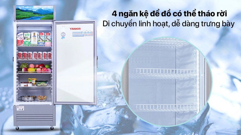 Tủ mát Inverter Sanaky VH-258K3L 250 lít 4 VH-258K3L