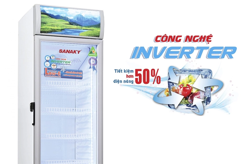 Tủ mát Inverter Sanaky VH-258K3L 250 lít 1 tủ mát sanaky VH 258K3L inverter 250 lít
