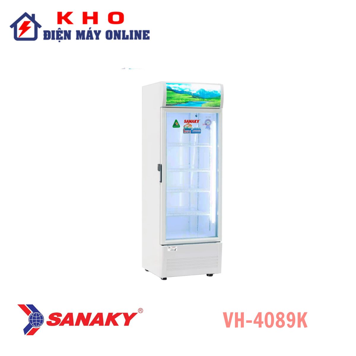 Tủ mát Sanaky VH-4089K 400 lít 1 cánh, dàn đồng 1 Tủ mát Sanaky VH-4089K 400 lít 1 cánh, dàn đồng