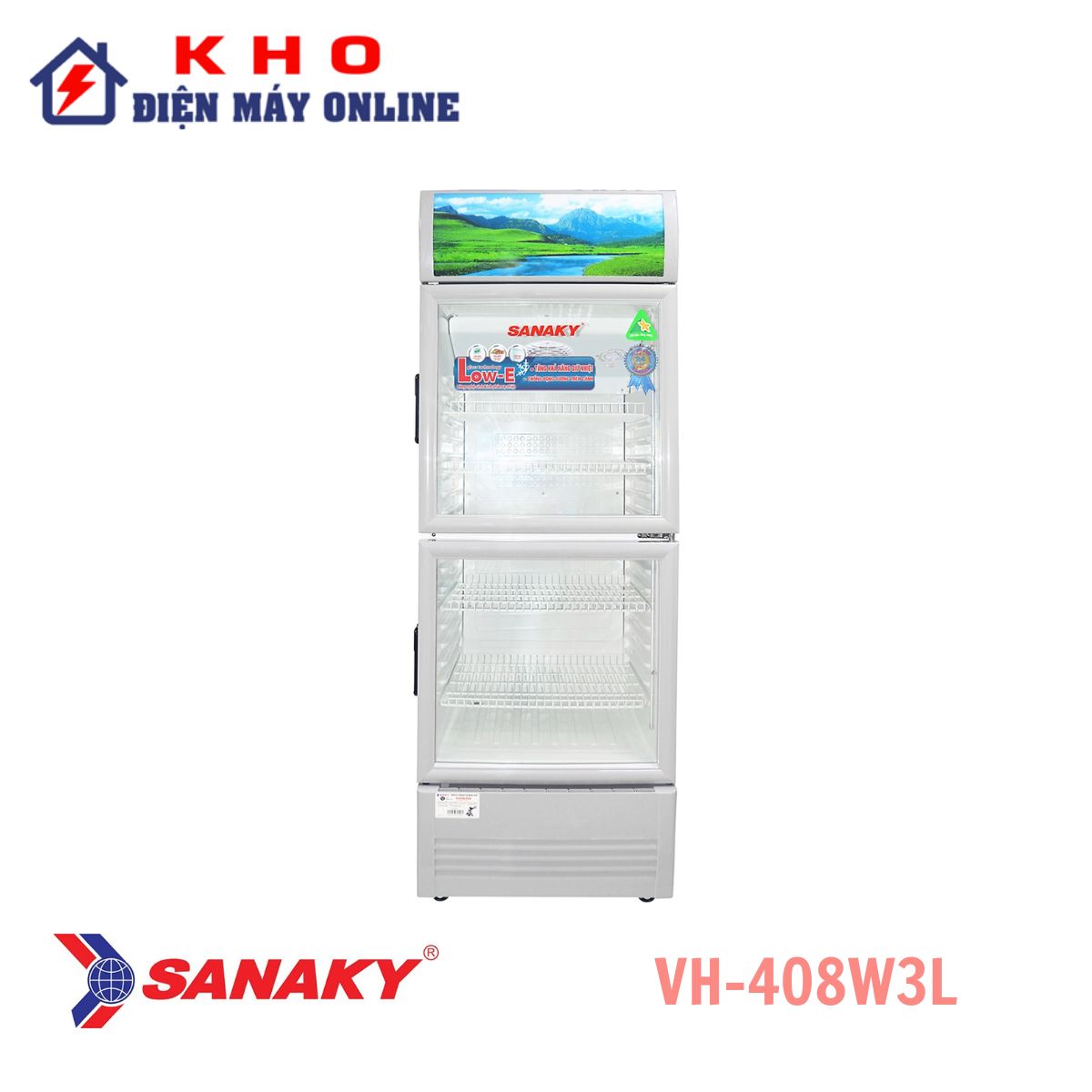 Tủ mát Sanaky VH-408W3L 340 lít Inverter 2 cánh 1 Tủ mát Sanaky VH-408W3L 340 lít Inverter 2 cánh