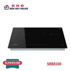 Bếp điện từ đôi Sunhouse SHB8100 | lắp âm 2 vùng nấu