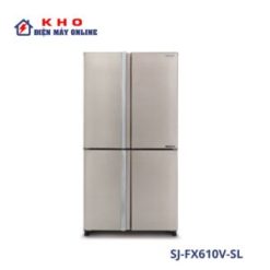 Tủ lạnh Sharp SJ-FX610V-SL | 525L 4 cánh Inverter