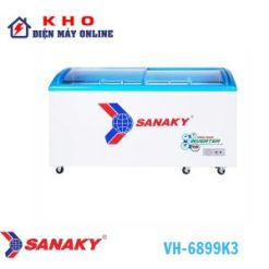 Tủ đông Sanaky VH-6899K3 | 437L, 1 ngăn 2 cánh, mặt kính cong