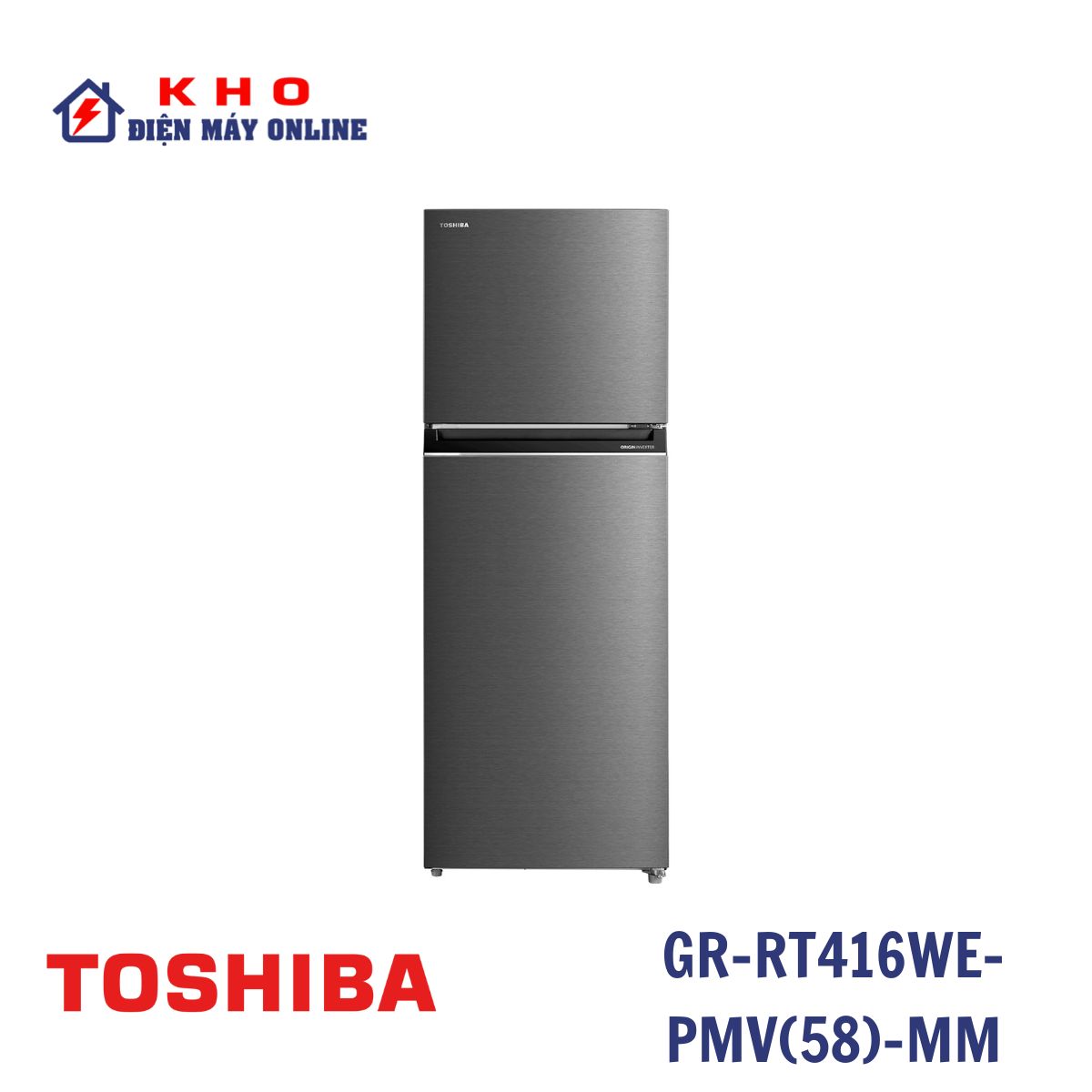 Tủ lạnh Toshiba Inverter 312 lít GR-RT416WE-PMV(58)-MM 1 Tủ lạnh Toshiba Inverter 312 lít GR-RT416WE-PMV(58)-MM
