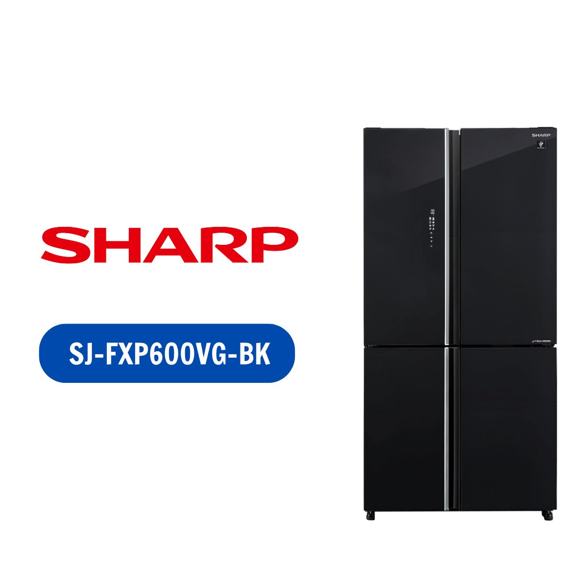 Tủ lạnh Sharp Inverter 525 Lít SJ-FXP600VG-BK MultiDoor 1 Tủ lạnh Sharp Inverter 525 Lít SJ-FXP600VG-BK MultiDoor