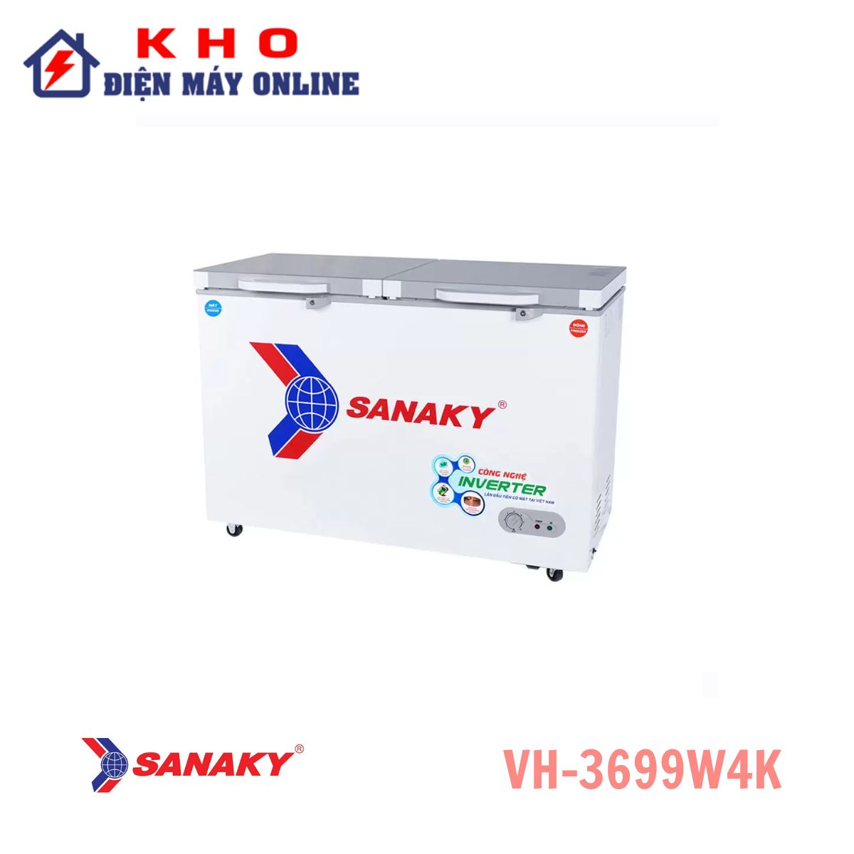 Tủ đông Sanaky Inverter 260 lít VH-3699W4K 1 Tủ đông Sanaky Inverter 260 lít VH-3699W4K