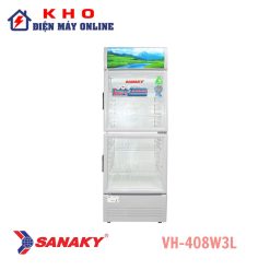 Tủ mát Sanaky VH-408W3L 340 lít Inverter 2 cánh