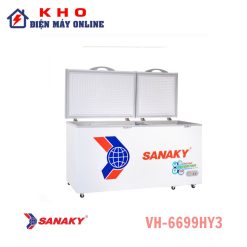 Tủ đông Sanaky VH-6699HY3 530 lít Inverter 1 ngăn đông 2 cánh