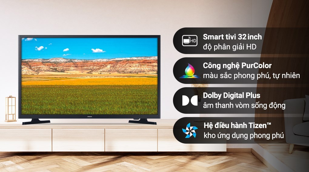 Top 5 Tivi giá rẻ dưới 5 triệu kết nối wifi đáng mua nhất 7 Smart Tivi Samsung 32 inch UA32T4202