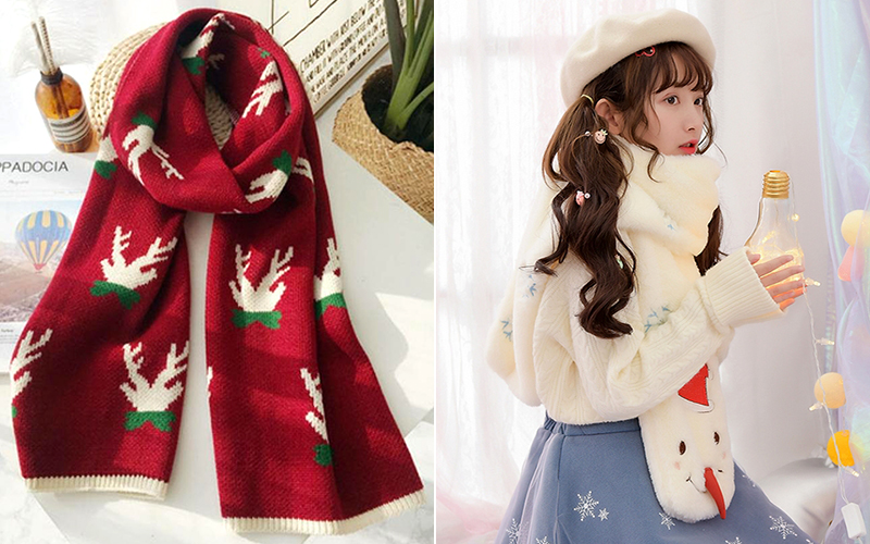 Những món quà Giáng Sinh ý nghĩa tặng người yêu | Noel 7 Khăn quàng ấm áp