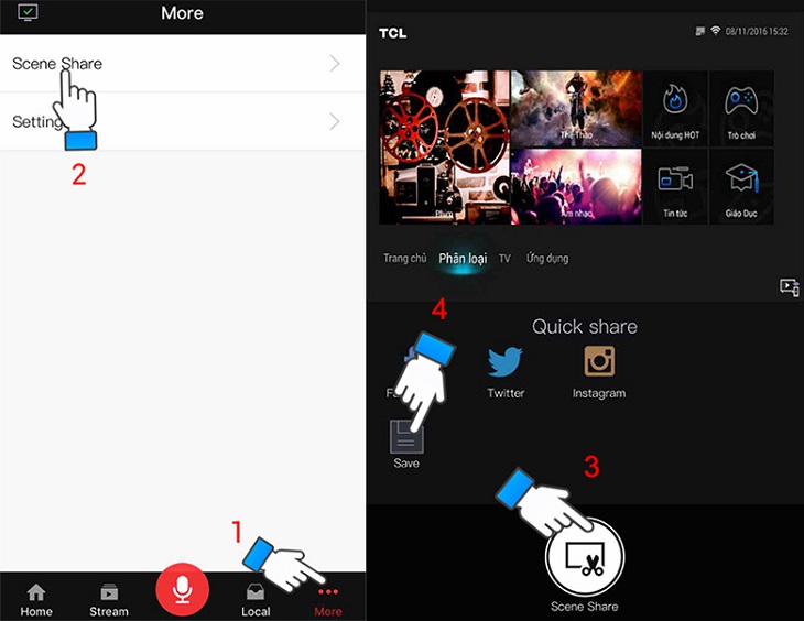 3.2. Dùng ứng dụng T-cast