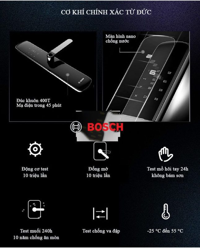 Bosch ID60 sở hữu ngoại quan sang trọng, bắt mắt