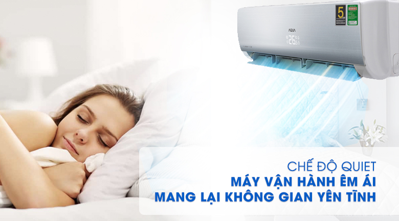 8 Chế độ trên máy lạnh Toshiba 2 Chế độ Quiet - Yên lặng