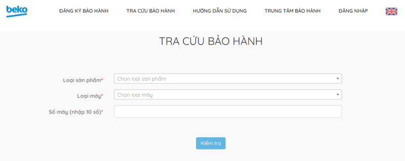 4. Cách check bảo hành tủ lạnh Beko