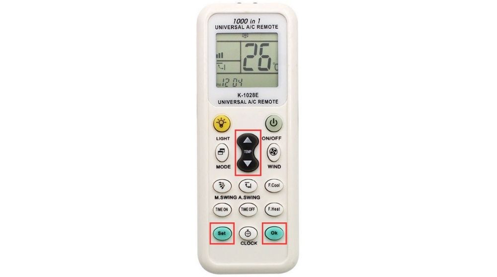 Hướng dẫn cách cài đặt tần số máy lạnh Daikin cho remote đa năng chi tiết